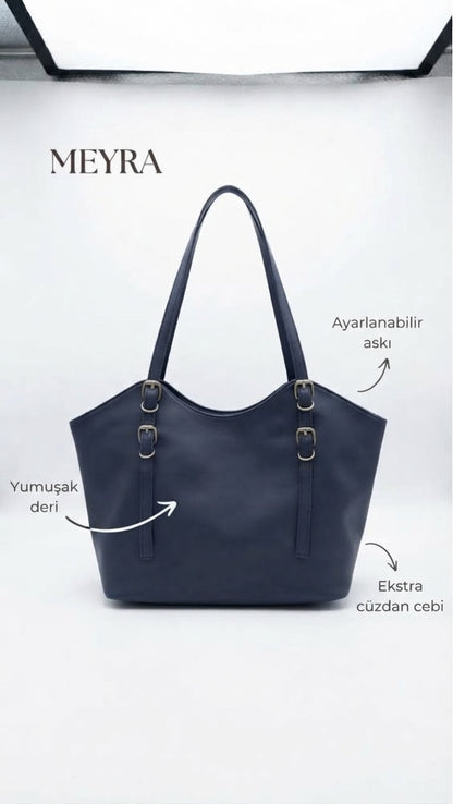 Heyyu Meyra Lacivert El&Kol Çanta