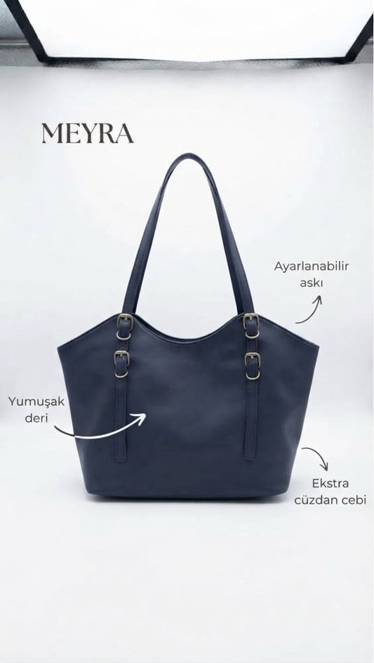 Heyyu Meyra Lacivert El&Kol Çanta
